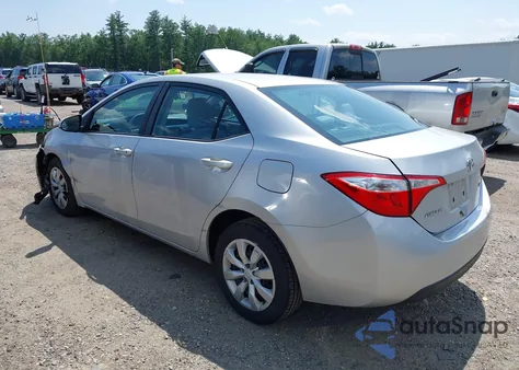 2015 Toyota Corolla Le z USA, uszkodzony, nr VIN 2T1BURHE7FC371575